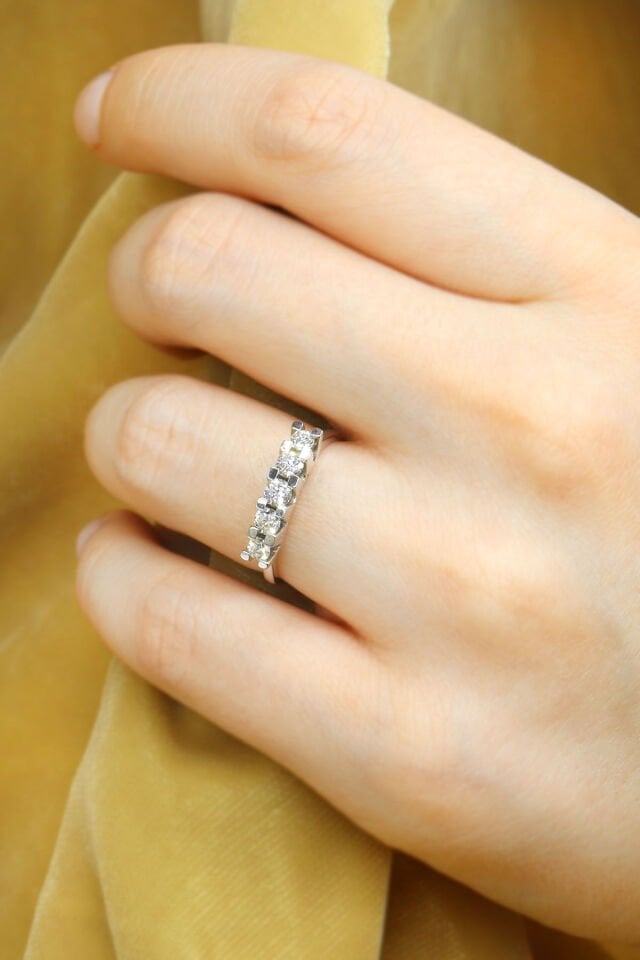 0.50 ct Pırlanta Beştaş Yüzük