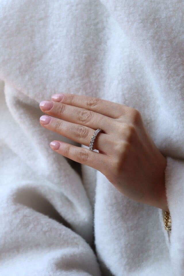 1.30 Ct Yarımtur Pırlanta Yüzük