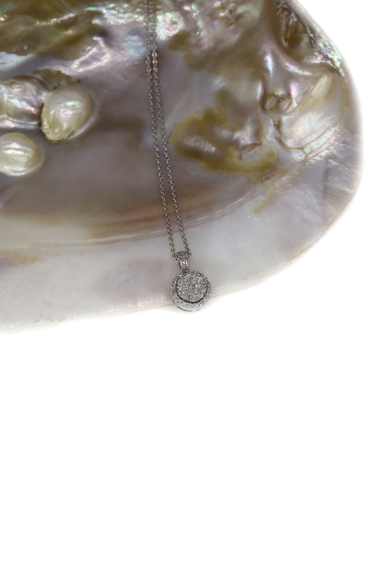 0.15 Ct Pırlanta Coronet Kolye