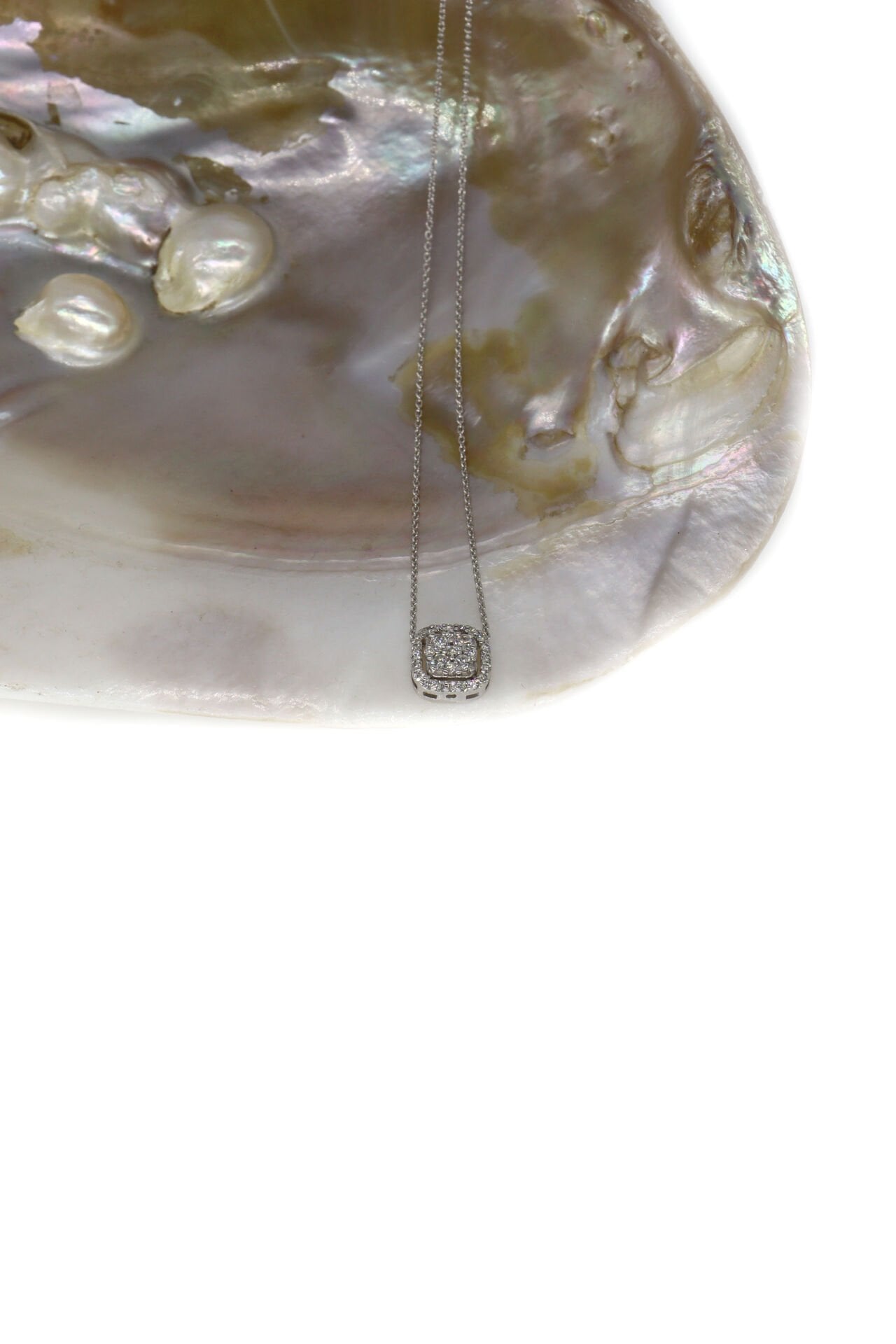 0.20 Ct Pırlanta Coronet Kolye