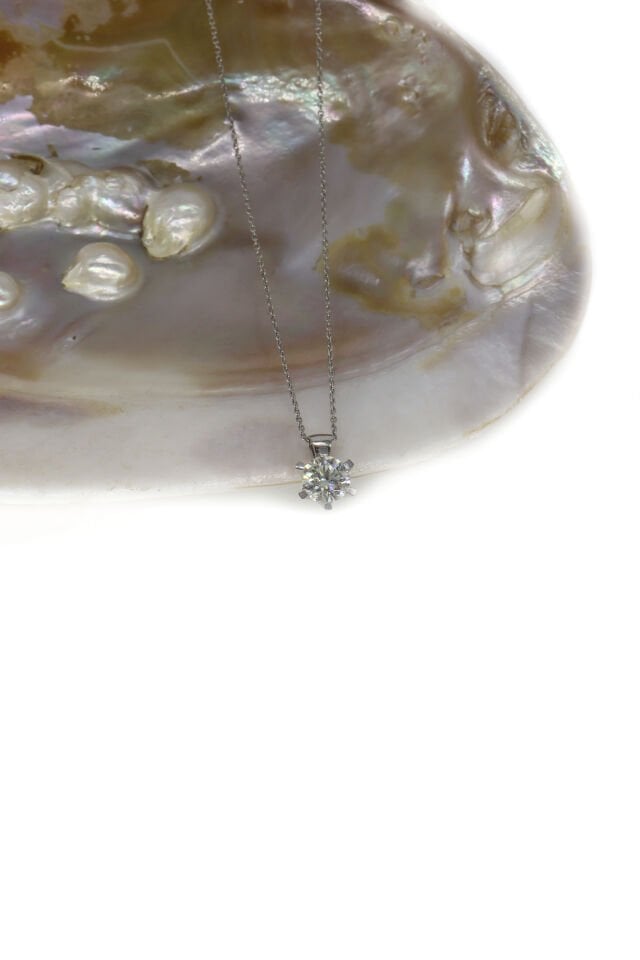 1.10 Ct Pırlanta Tektaş Kolye