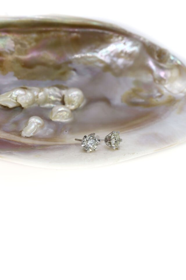 1.80 Ct Pırlanta Tektaş Küpe