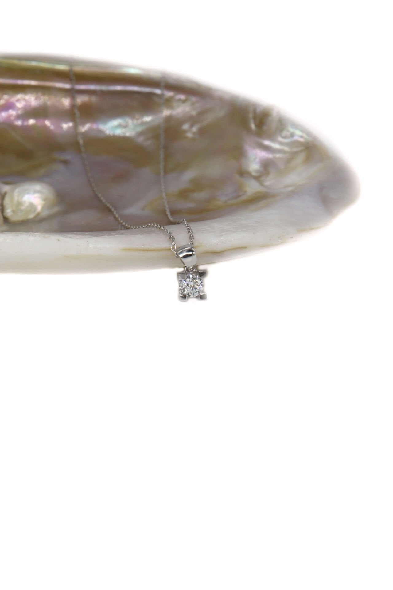 0.50 Ct Pırlanta Tektaş Kolye