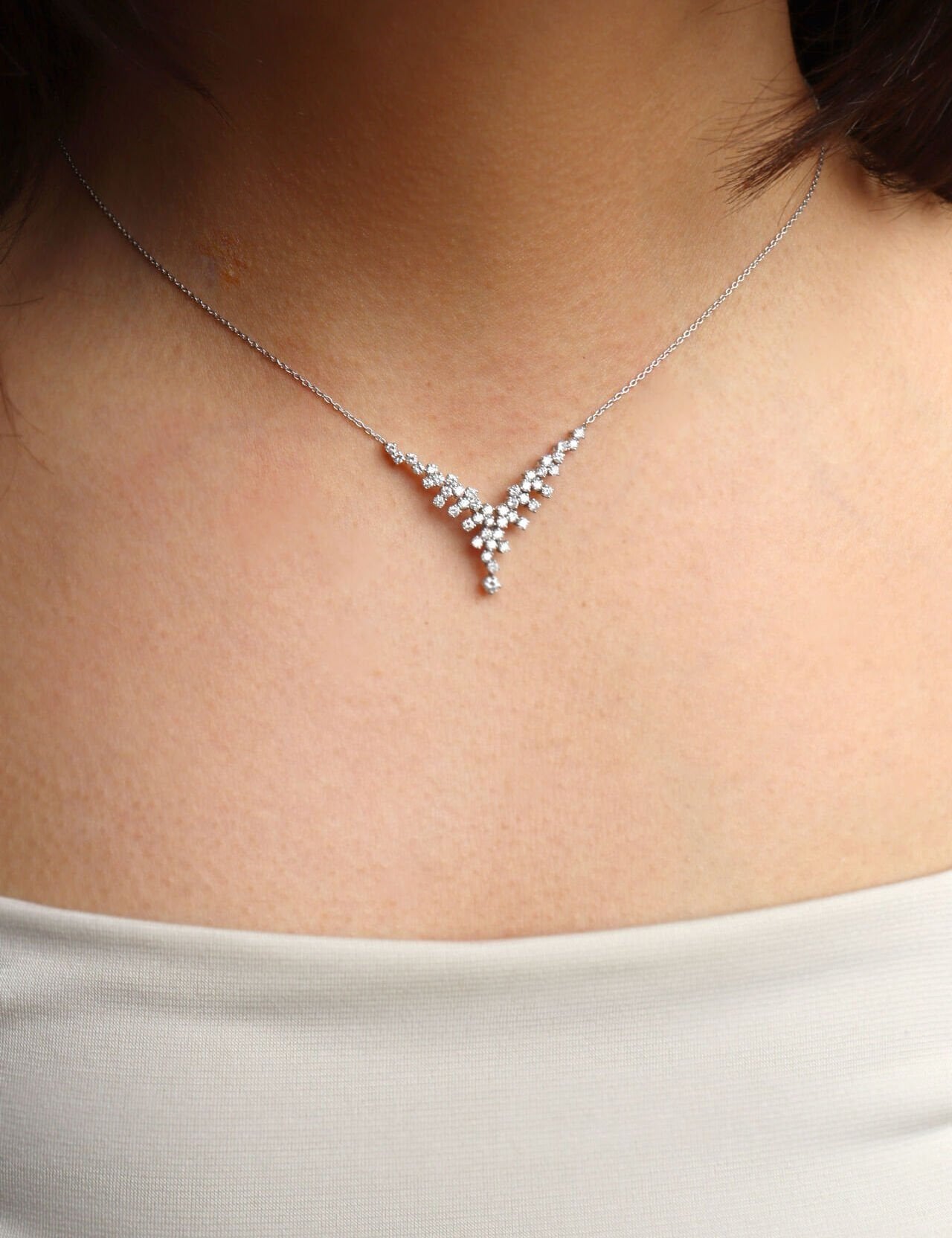 1.15 Ct Minimal Pırlanta Kolye