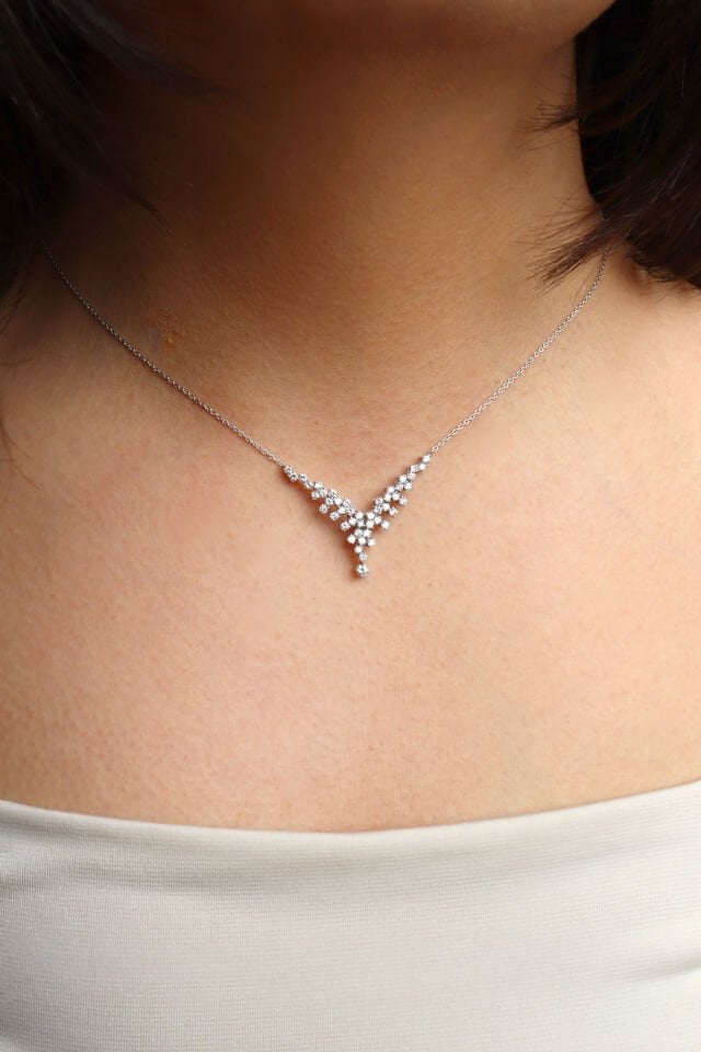 1.15 CT Minimal PIırlanta Gerdanlık Kolye