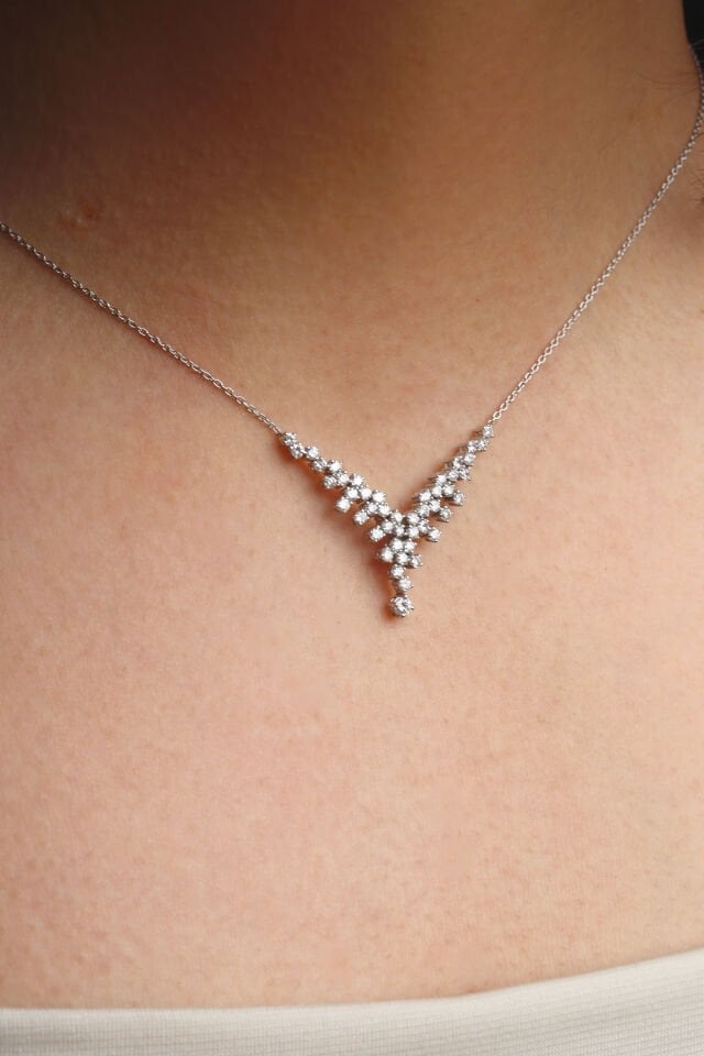 1.15 CT Minimal PIırlanta Gerdanlık Kolye
