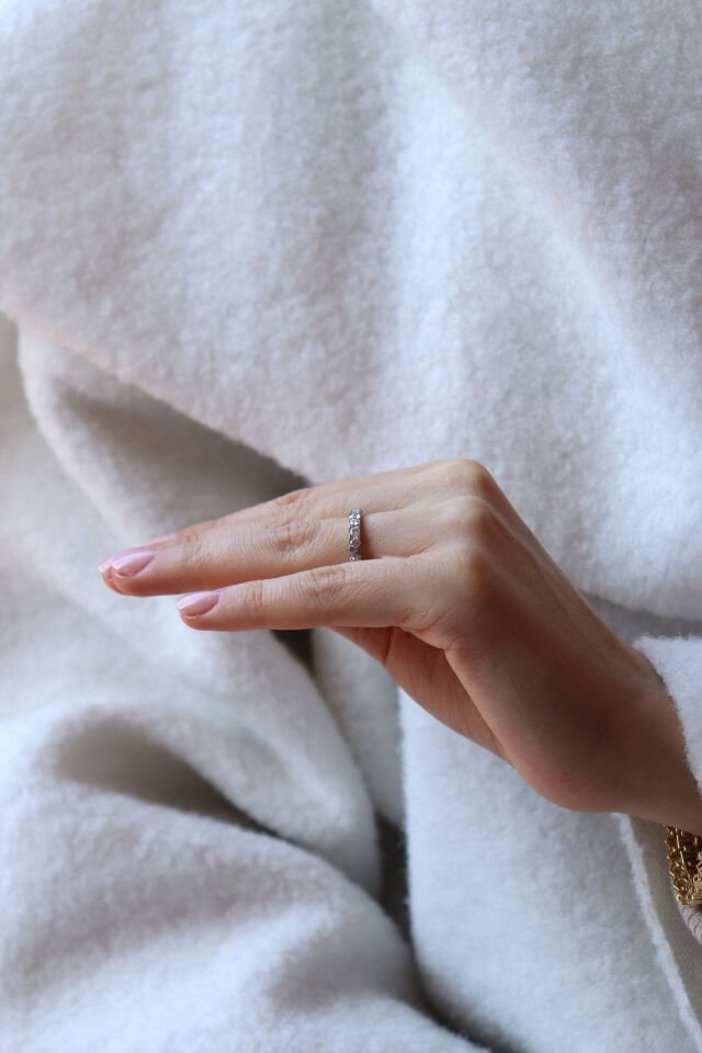 0.50 Ct Yarımtur Pırlanta Yüzük