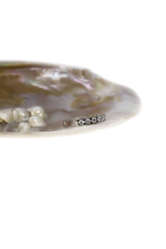 0.50 Ct Yarımtur Pırlanta Yüzük