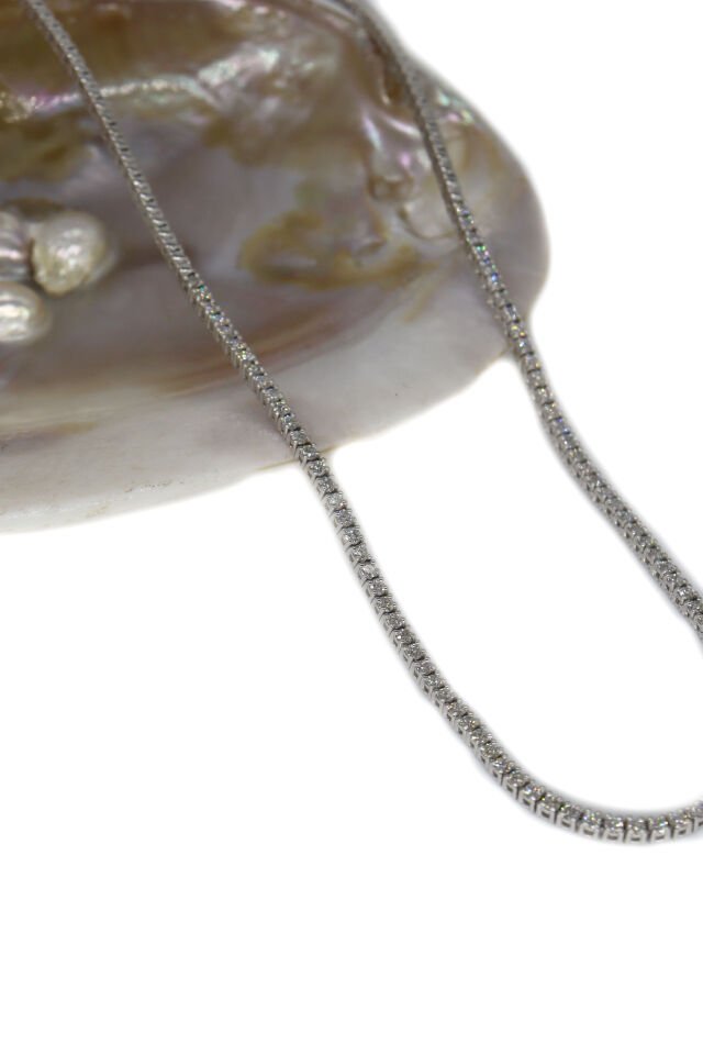 2.50 Ct Yarım Suyolu Pırlanta Gerdanlık