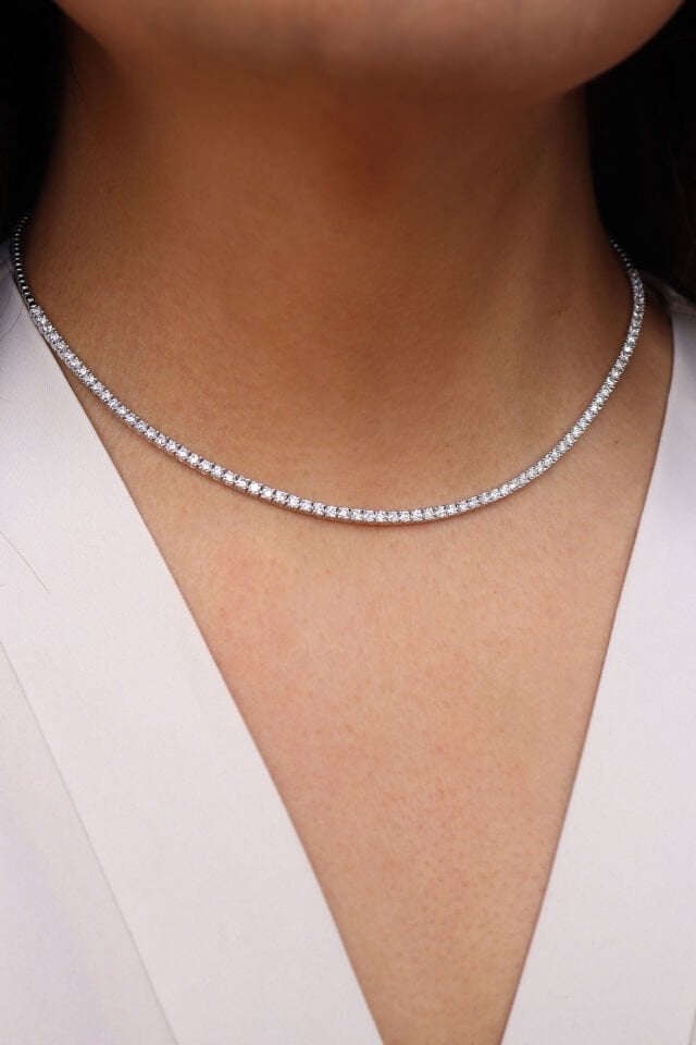 3.60 Ct Yarım Suyolu Pırlanta Gerdanlık