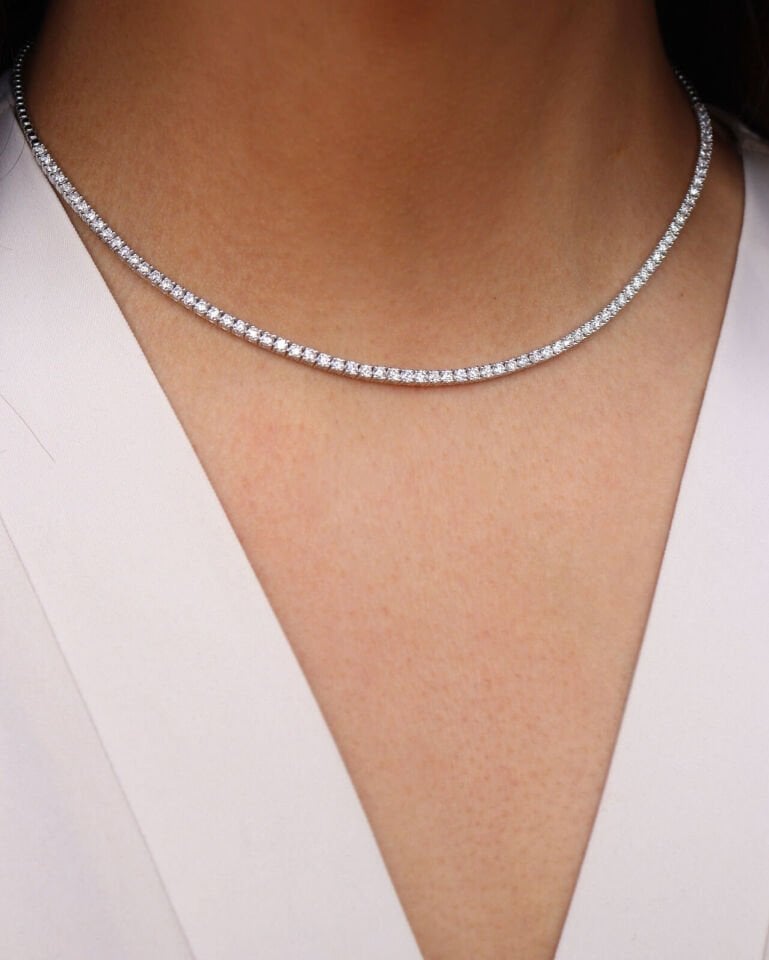 3.60 Ct Yarım Suyolu Pırlanta Gerdanlık