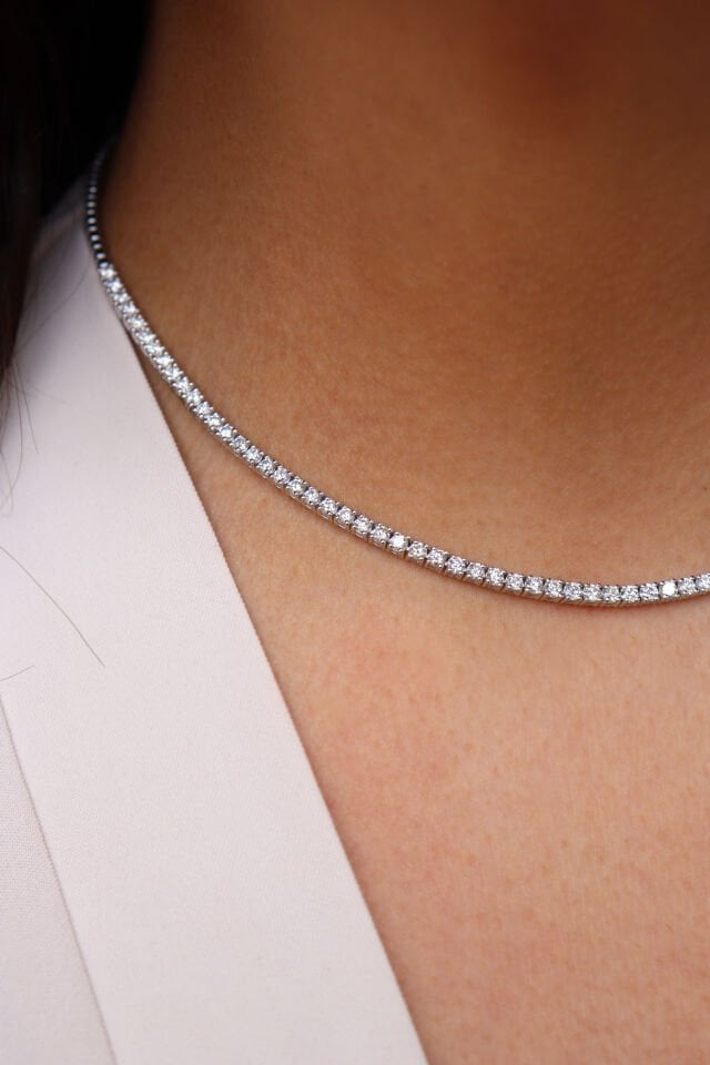 3.60 Ct Yarım Suyolu Pırlanta Gerdanlık