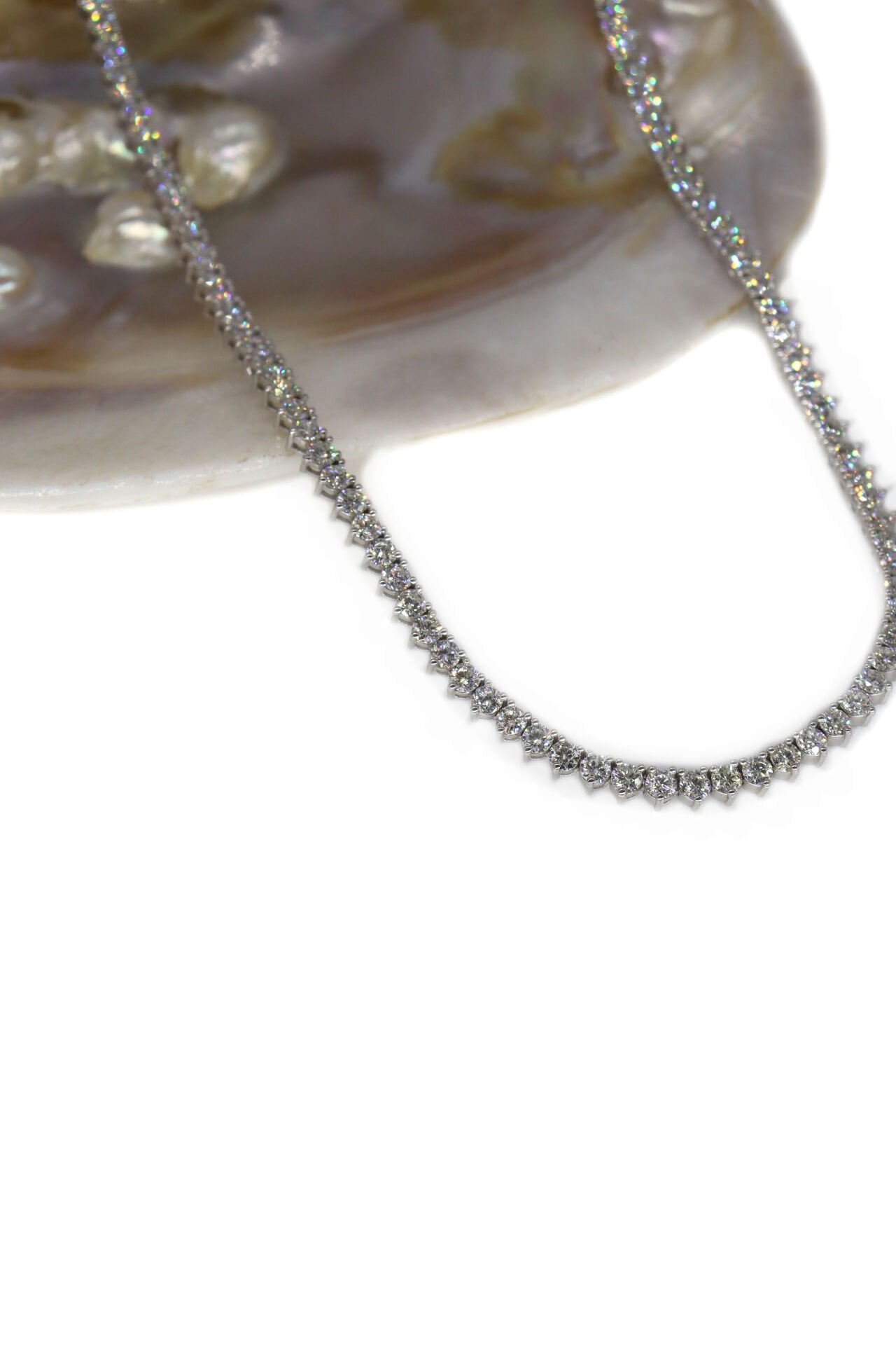 11.40 Ct Suyolu Pırlanta Kolye