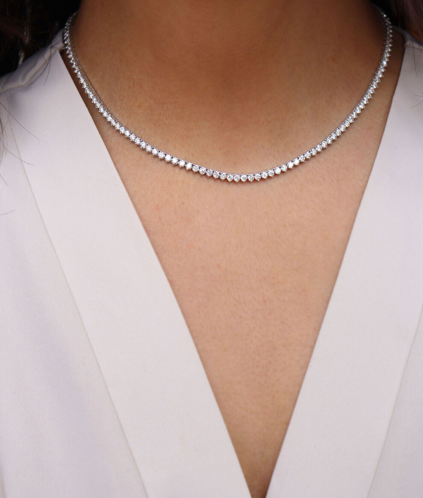11.40 Ct Suyolu Pırlanta Kolye