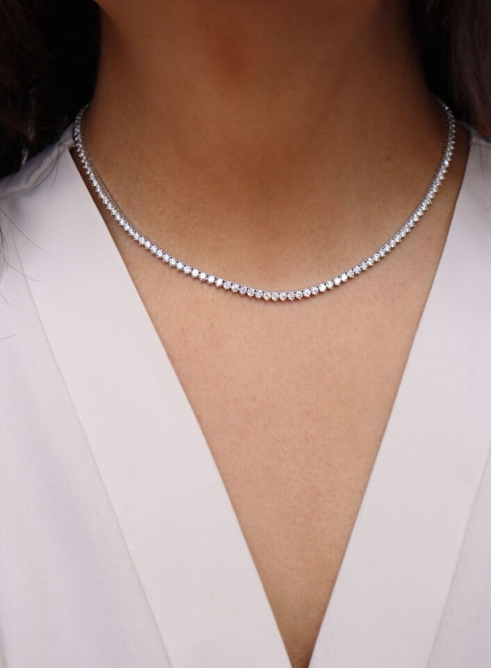 11.40 Ct Suyolu Pırlanta Kolye