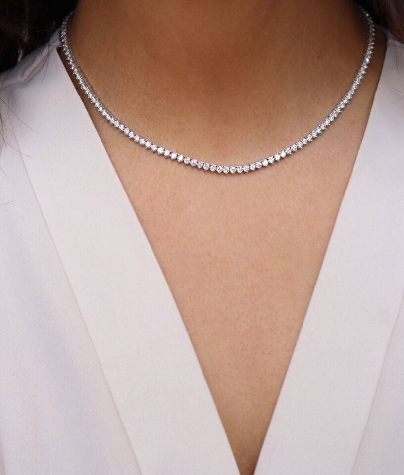 11.40 Ct Suyolu Pırlanta Kolye