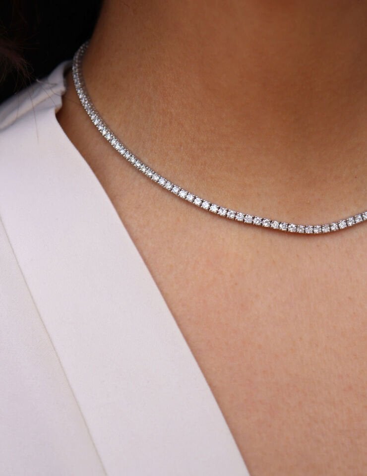 8.13 Ct Suyolu Pırlanta Gerdanlık