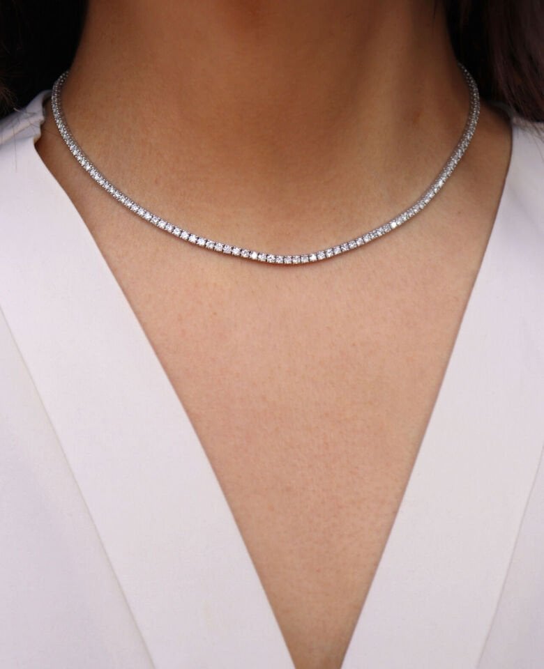 8.13 Ct Suyolu Pırlanta Gerdanlık