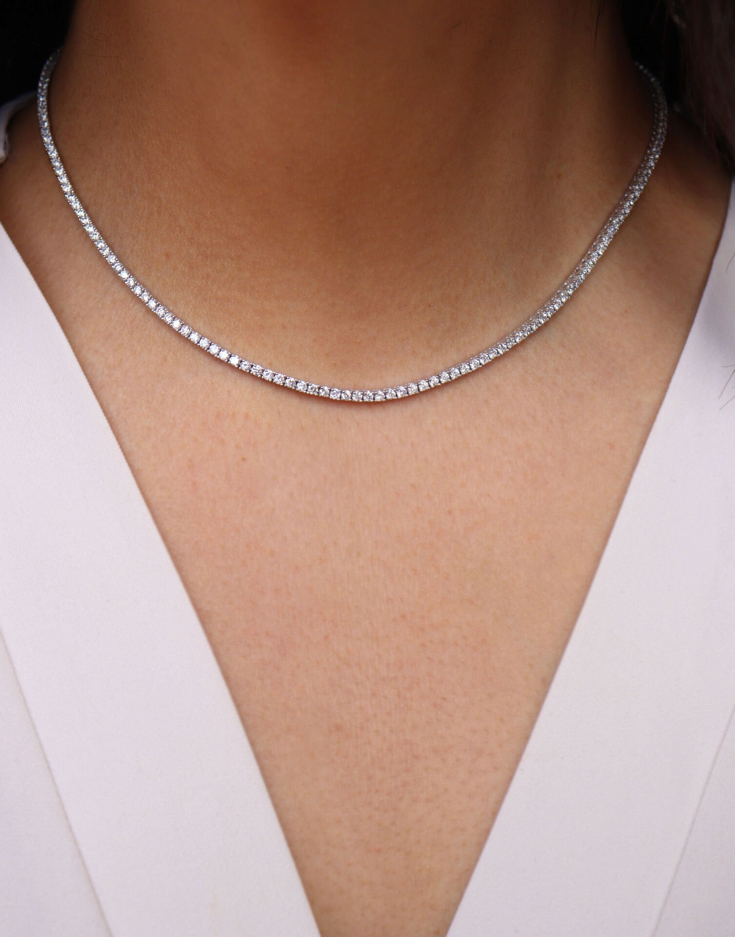 7.00 Ct Suyolu Pırlanta Gerdanlık