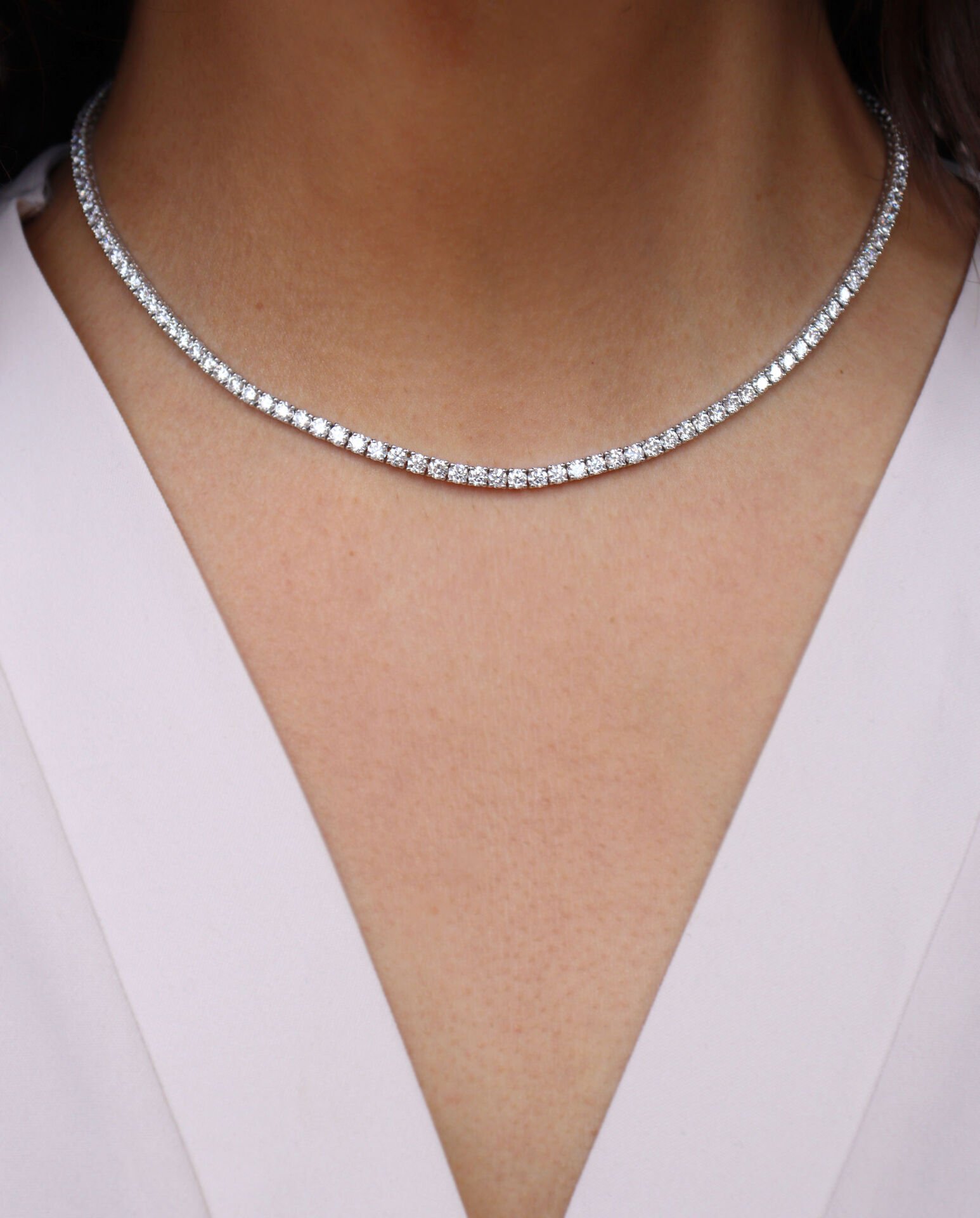 13.00 Ct Suyolu Pırlanta Gerdanlık