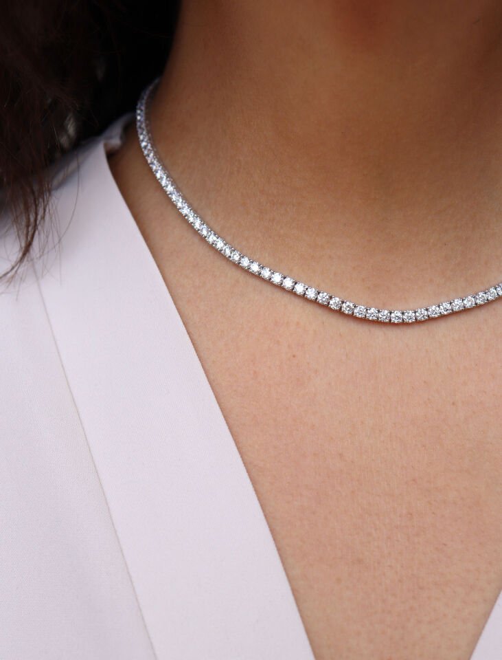 13.00 Ct Suyolu Pırlanta Gerdanlık