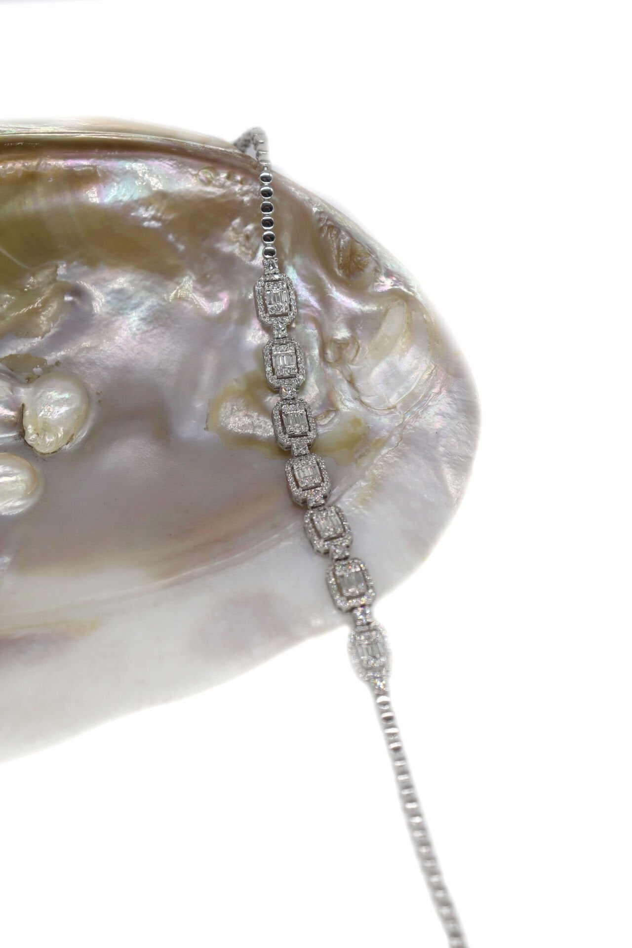 1.35 Ct Baget Pırlanta Bileklik