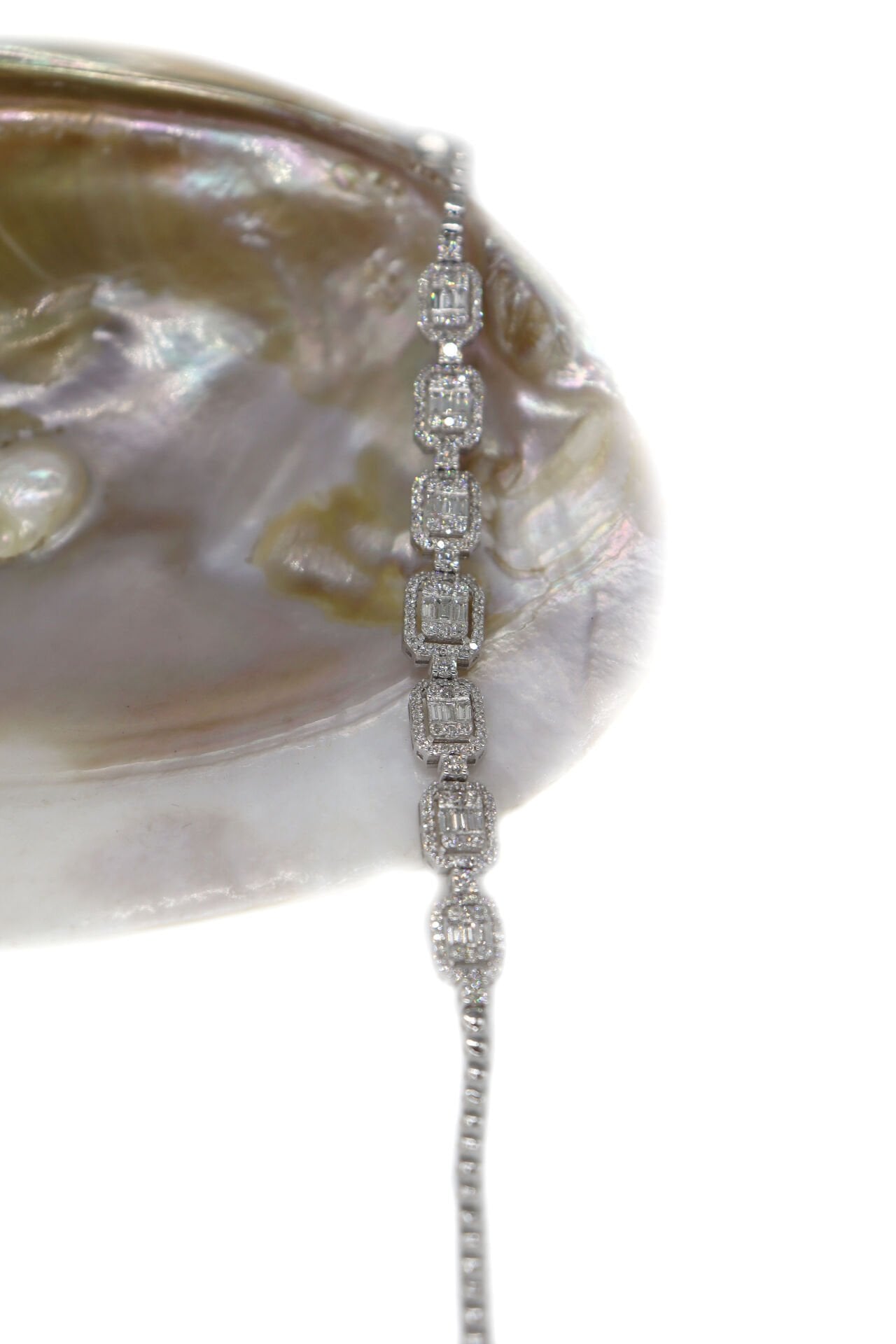 1.80 Ct Baget Pırlanta Bileklik