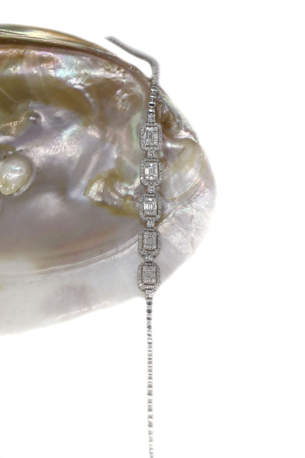 1.40 Ct Baget Pırlanta Bileklik