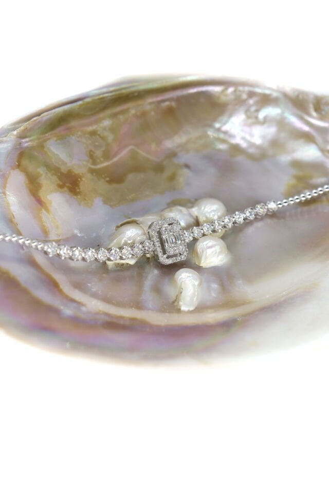 1.50 Ct Baget Pırlanta Bileklik