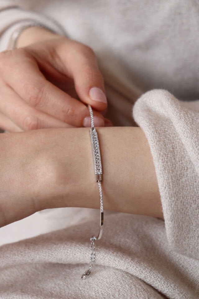 0.80 Ct Pırlanta Kelepçe
