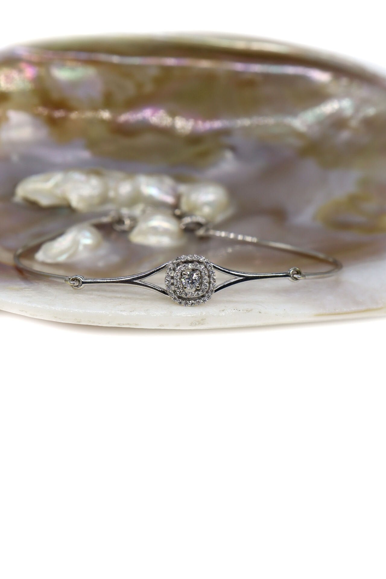 0.25 Ct Baget Pırlanta Kelepçe