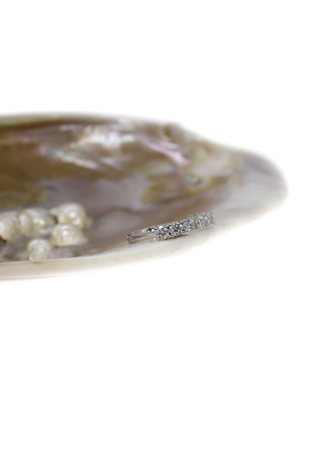 1.00 Ct Yarımtur Pırlanta Yüzük