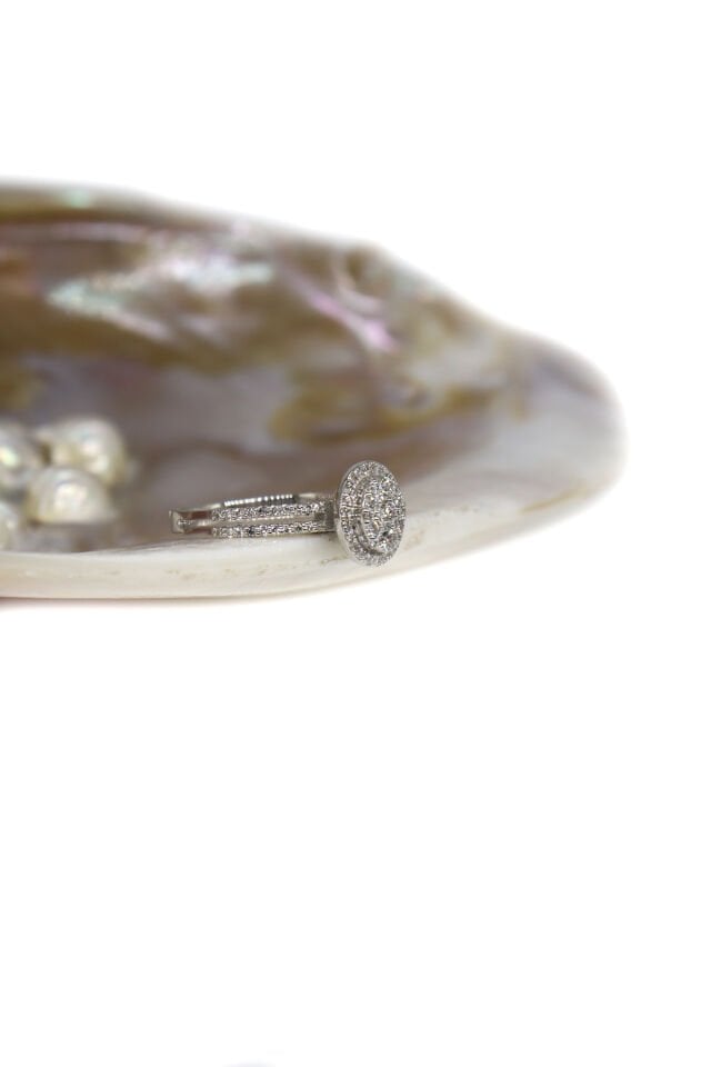 0.40 Ct Oval Coronet Pırlanta Yüzük