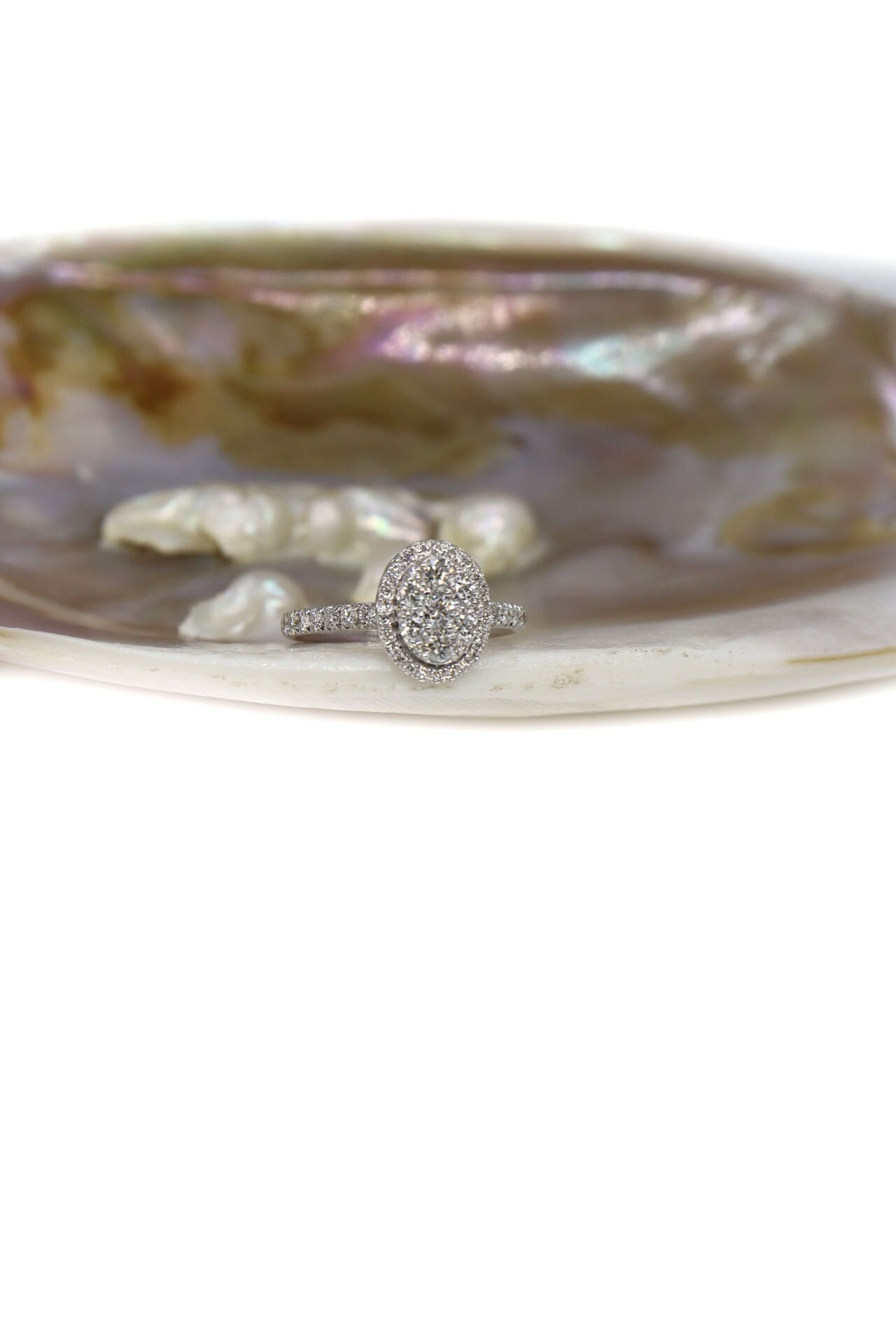 0.75 Ct Oval Coronet Pırlanta Yüzük