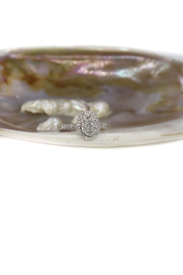0.75 Ct Oval Coronet Pırlanta Yüzük