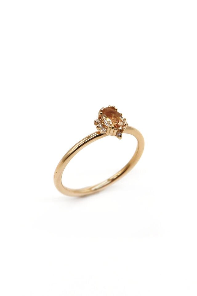 Diana Morganite & Pırlanta Yüzük