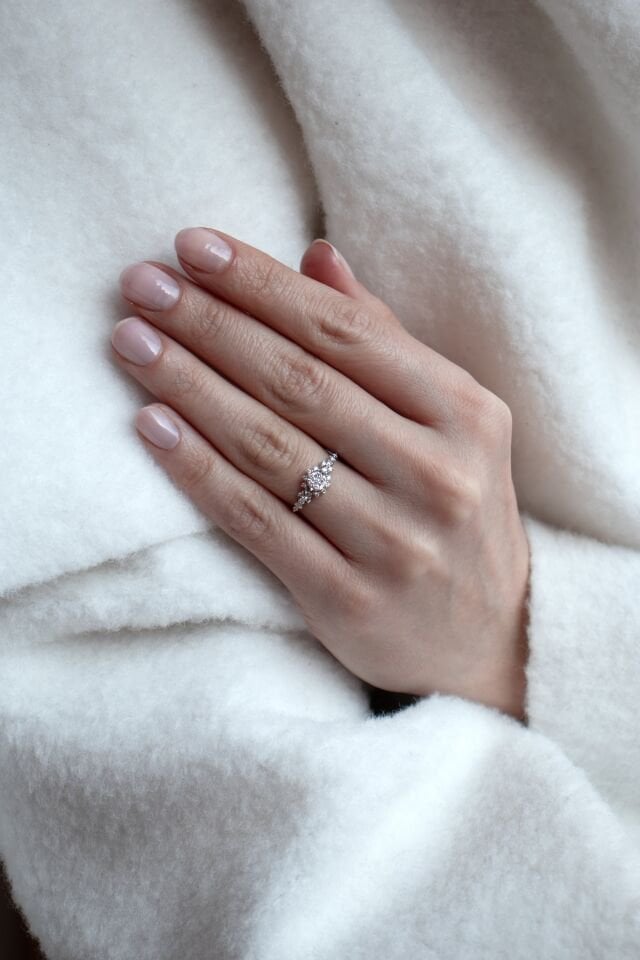 0.50 Ct Vintage Prenses Pırlanta Yüzük