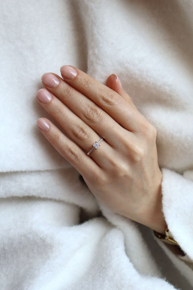 0.44 Ct Pırlanta Tektaş Yüzük