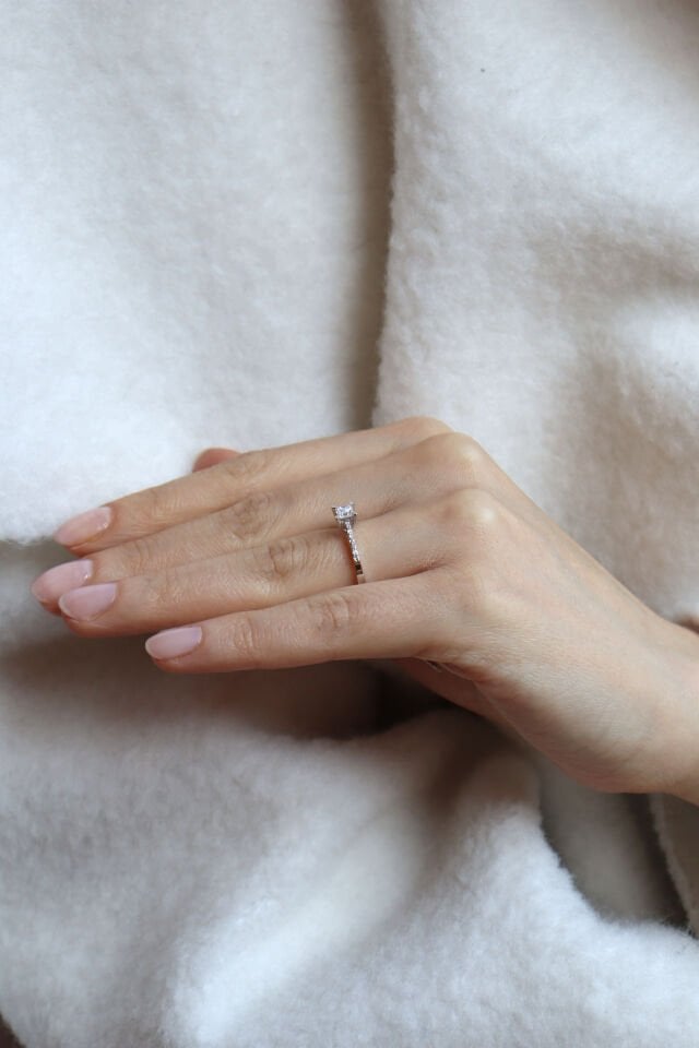 0.44 Ct Pırlanta Tektaş Yüzük