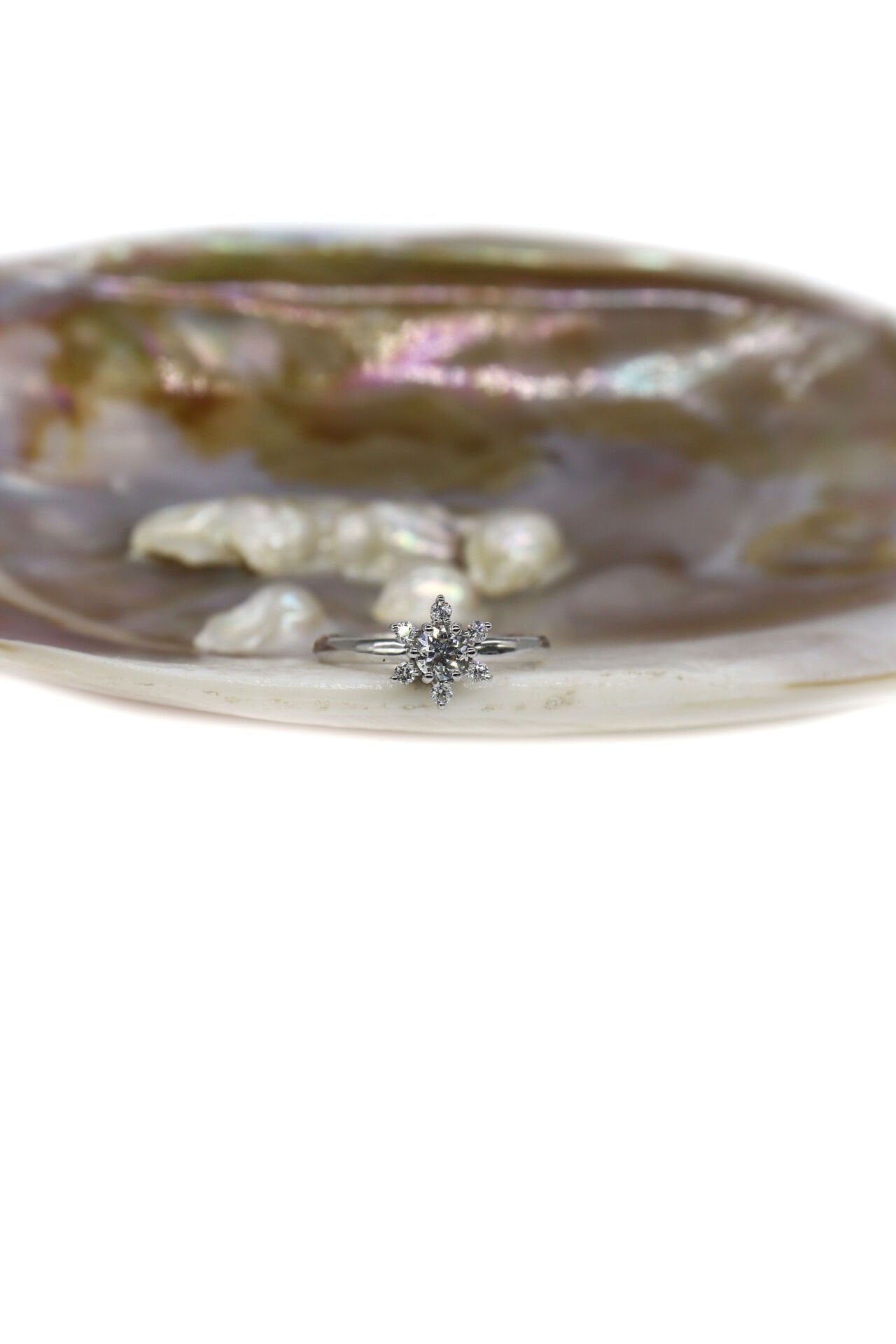 0.60 Ct Lotus Pırlanta Yüzük