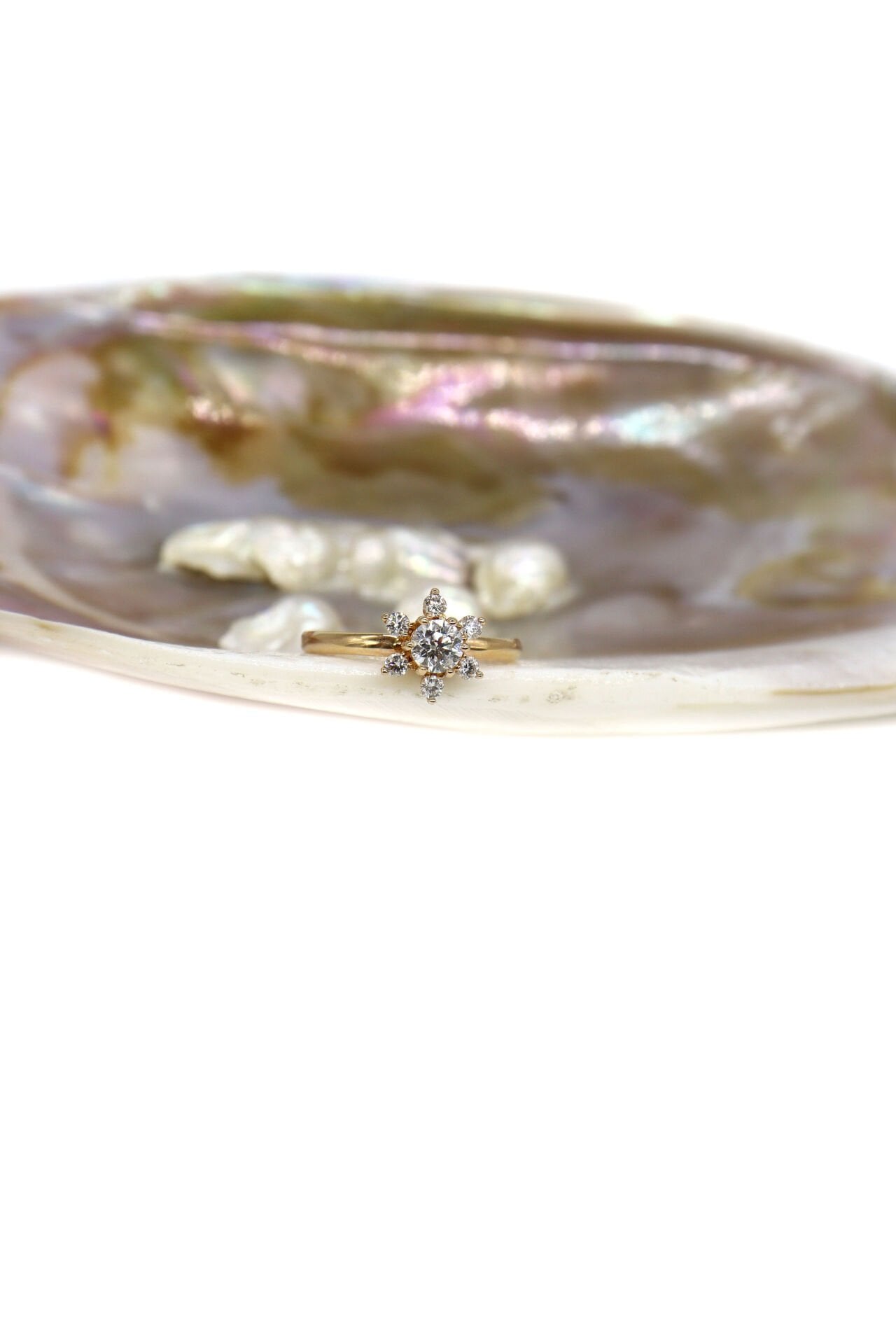 0.55 Ct Lotus Pırlanta Yüzük