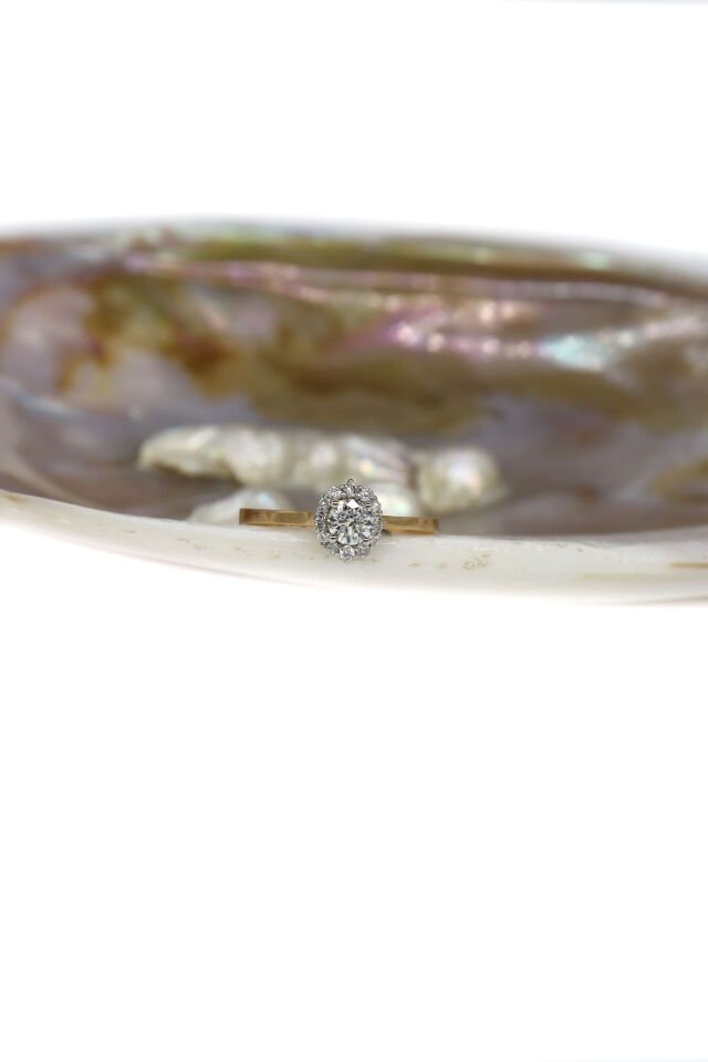 0.45 Ct Vintage Luna Pırlanta Yüzük