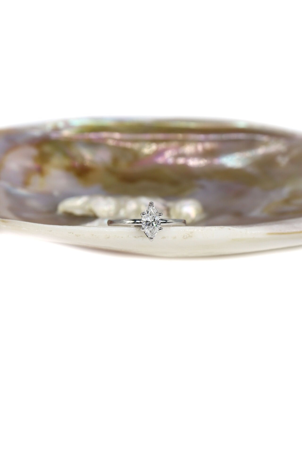 0.50 Ct Pırlanta Markiz Tektaş Yüzük
