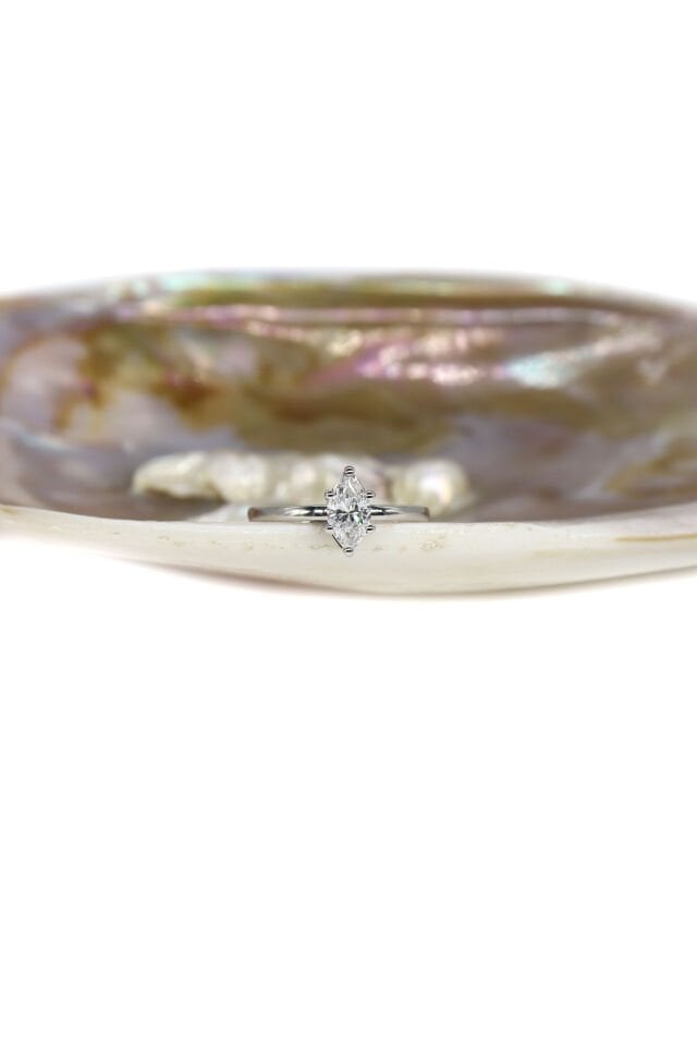 0.50 Ct Pırlanta Markiz Tektaş Yüzük