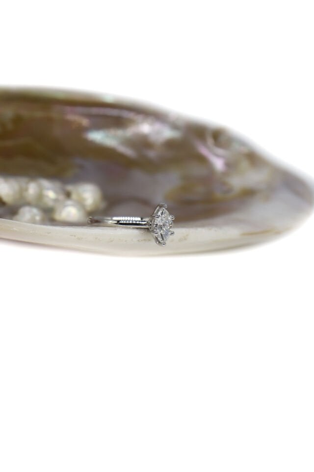 0.50 Ct Pırlanta Markiz Tektaş Yüzük