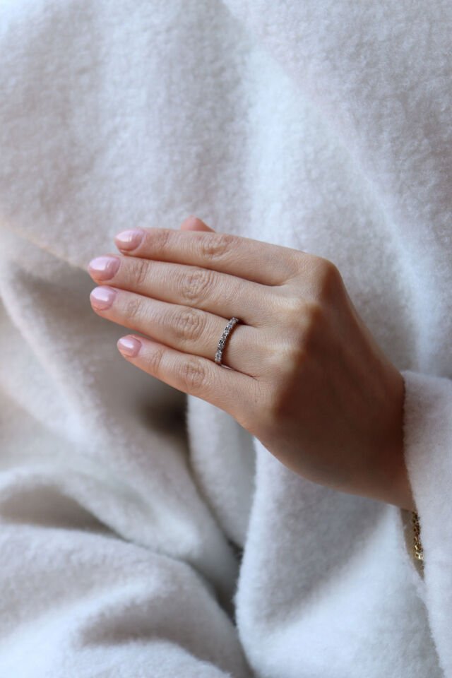 0.35 Ct Yarımtur Pırlanta Yüzük
