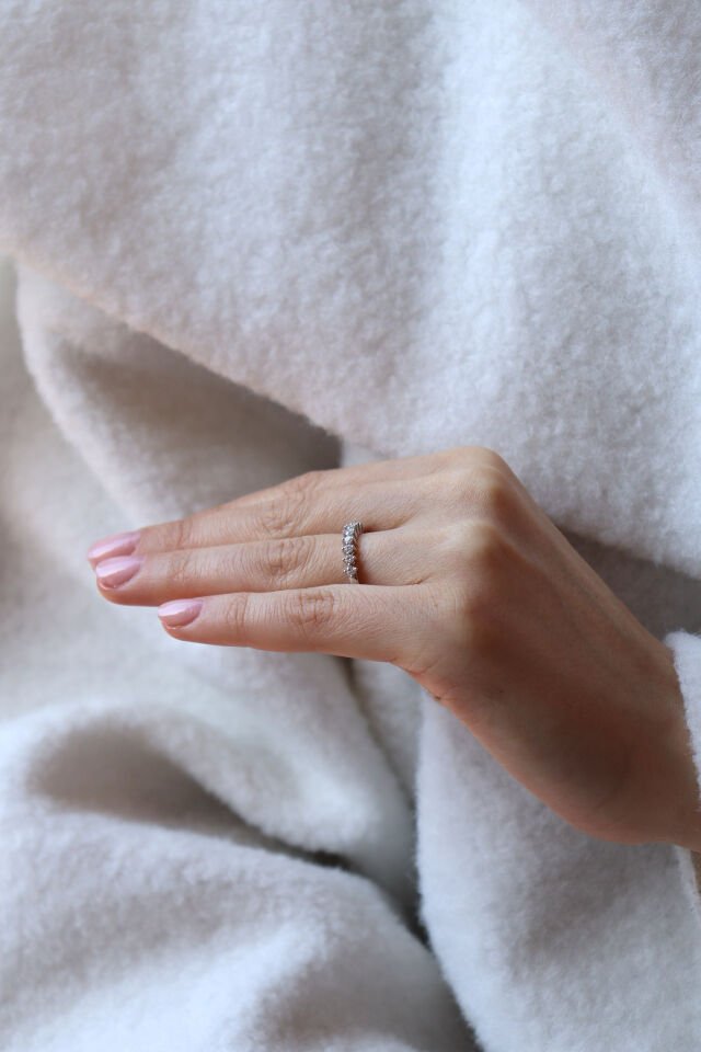 0.40 Ct Yarımtur Pırlanta Yüzük