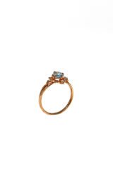 Vintage Aquamarine & Pırlanta Yüzük