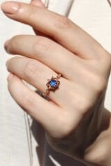 Vintage Opal & Pırlanta Yüzük