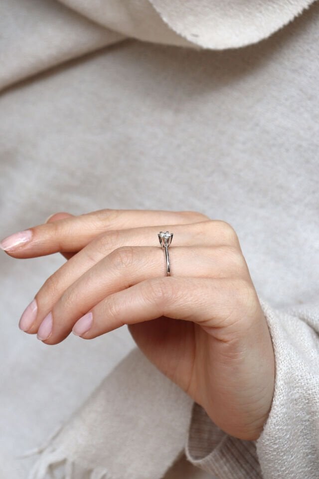 0.40 Ct Tektaş Pırlanta Yüzük